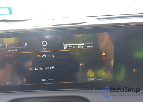 2023 Nissan Ariya Venture+ z USA, uszkodzony, nr VIN JN1BF0AA1PM410522